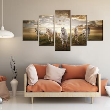 Racing Horses 2 Animal Canvas Wall Art