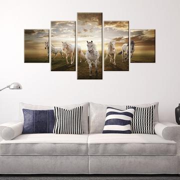 Racing Horses 2 Animal Canvas Wall Art