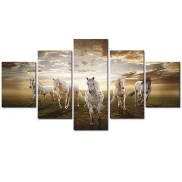 Racing Horses 2 Animal Canvas Wall Art
