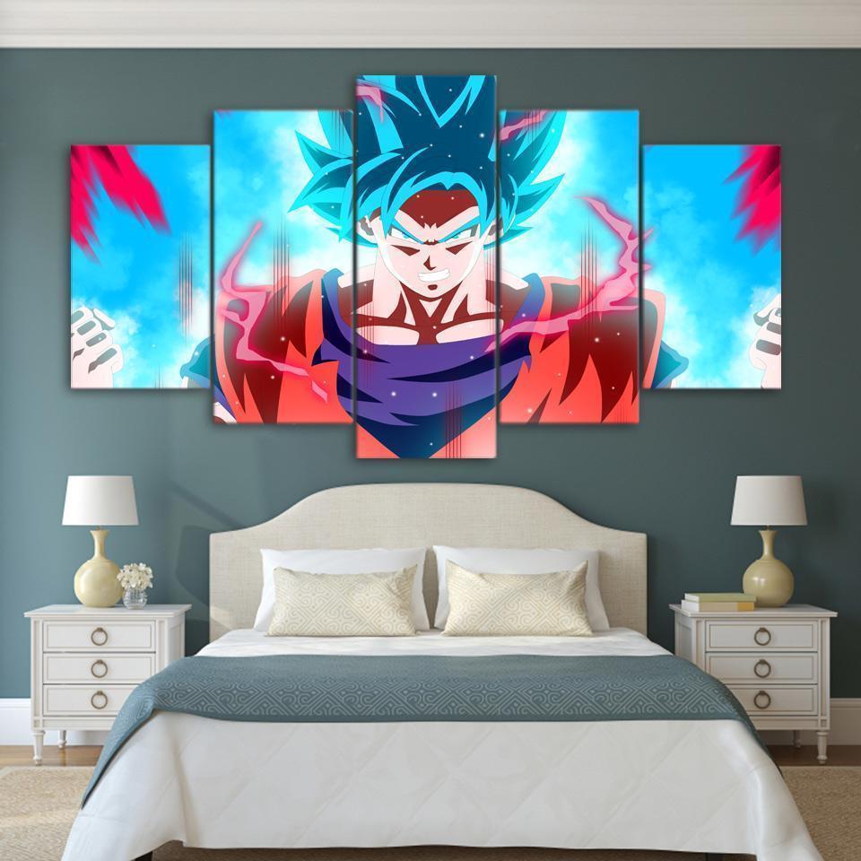 Ragon Ball Z: San Goku Anime Canvas Wall Art