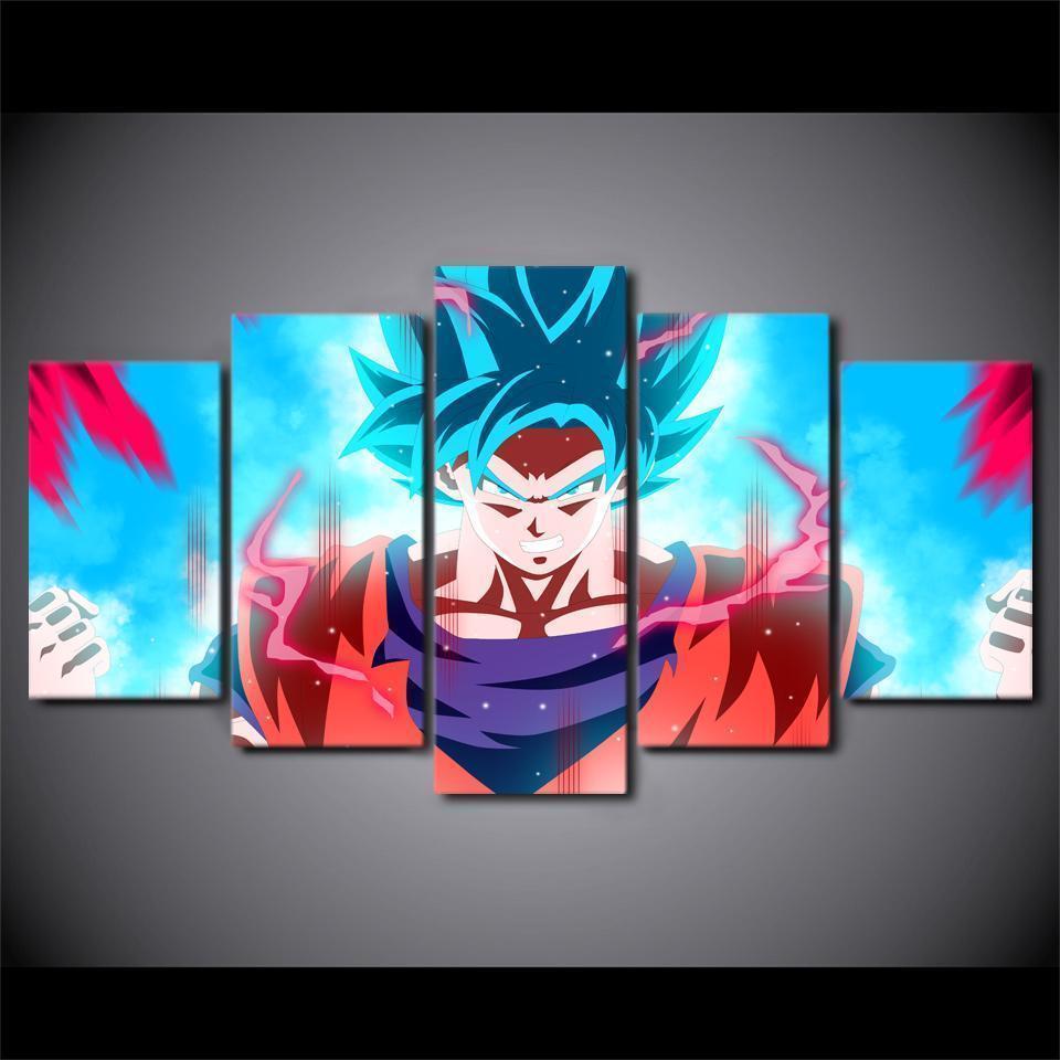 Ragon Ball Z: San Goku Anime Canvas Wall Art