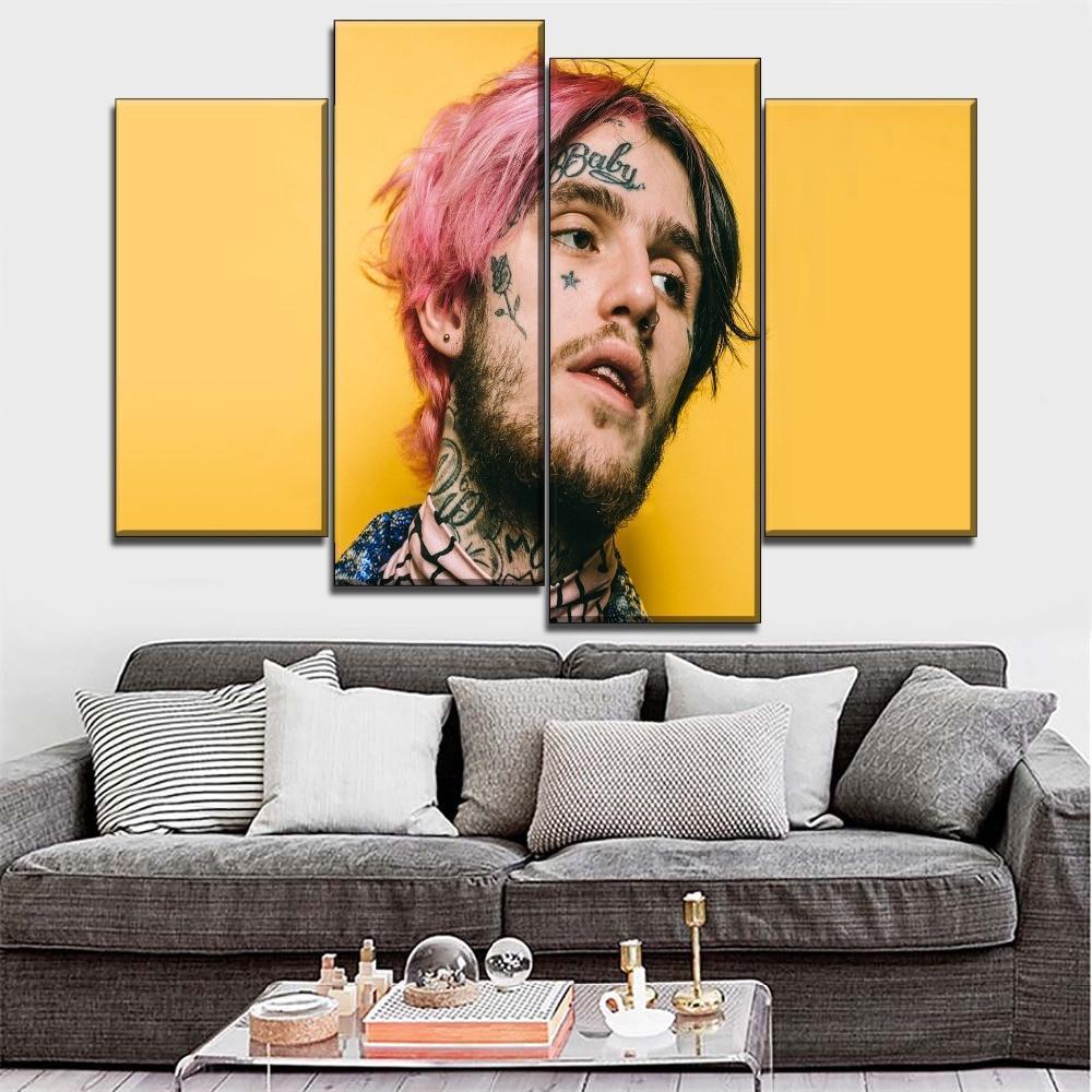 Rap Singer Lil Peep Music Canvas Wall Art