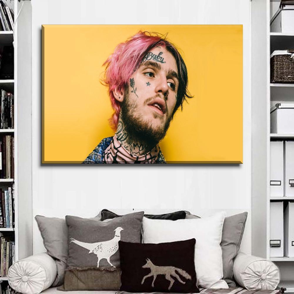 Rap Singer Lil Peep Music Canvas Wall Art