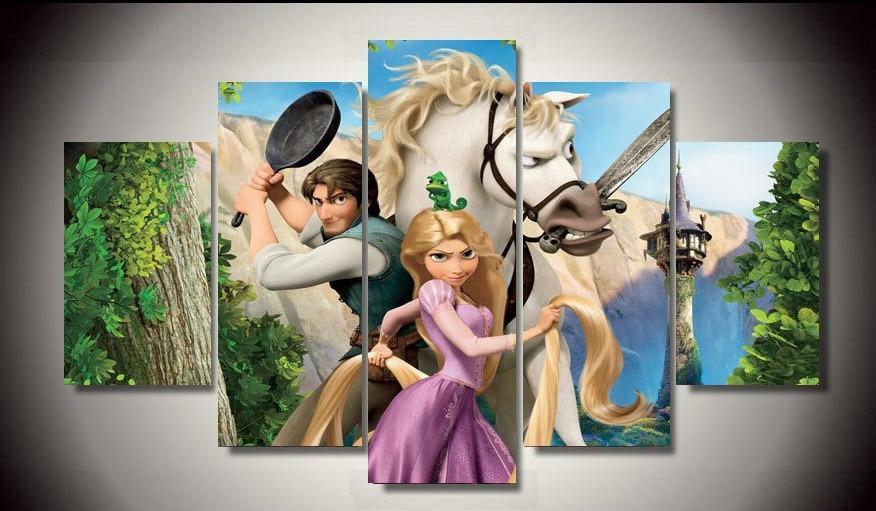Rapunzel and Flynn Canvas Wall Art