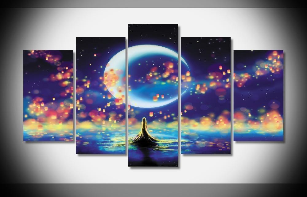 Rapunzel Tangled Canvas Wall Art