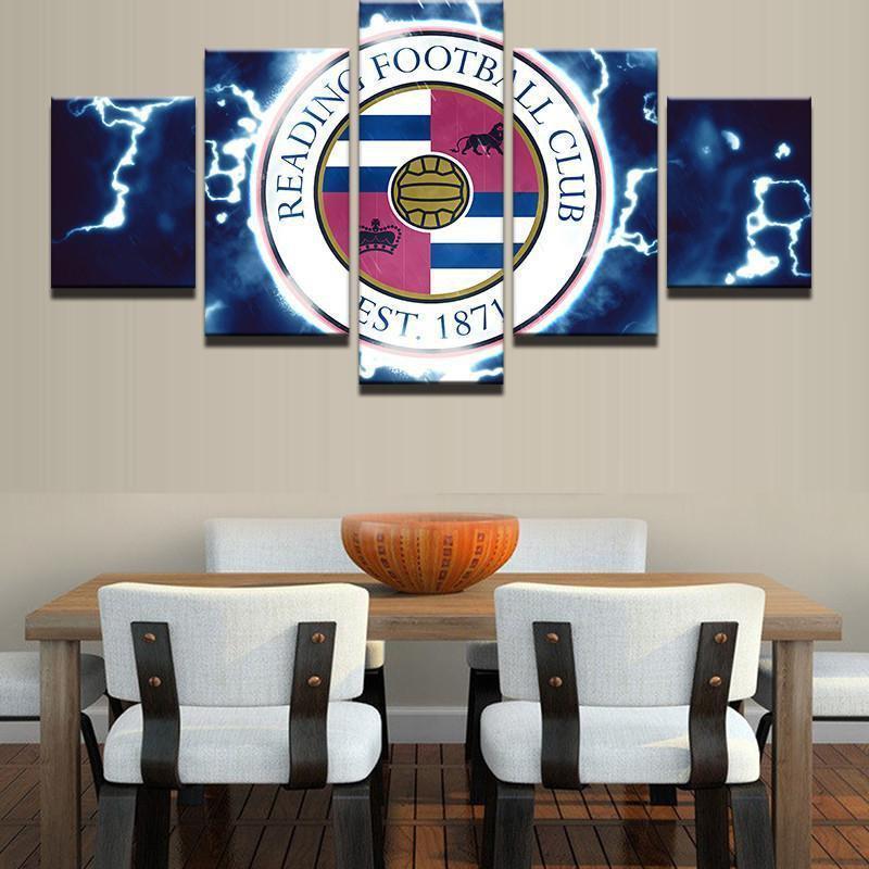 Reading Thunder Logo Soccer Canvas Wall Art