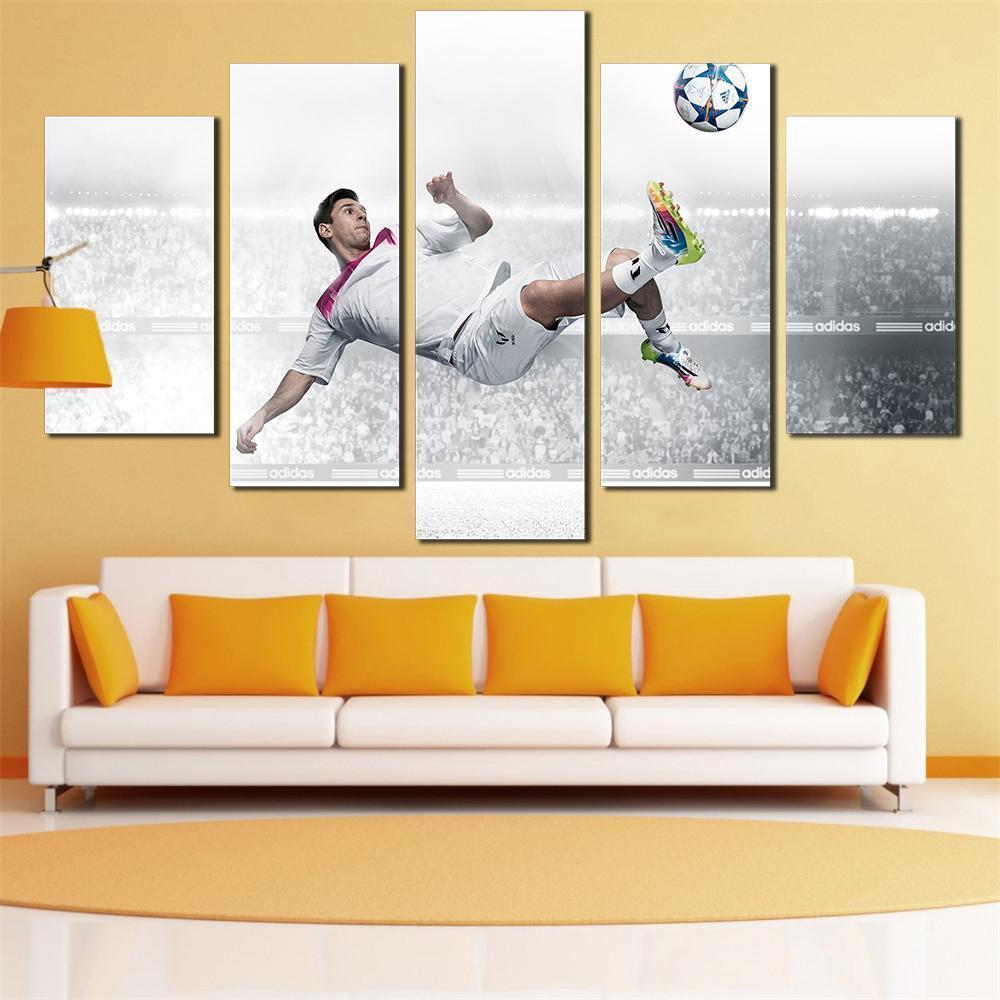 Real Marid Ronaldo Is Shooting  Celebrity Canvas Wall Art