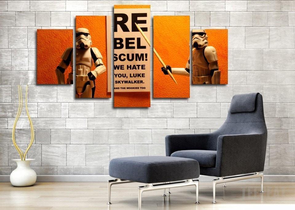 Rebel Scum Movie Canvas Wall Art