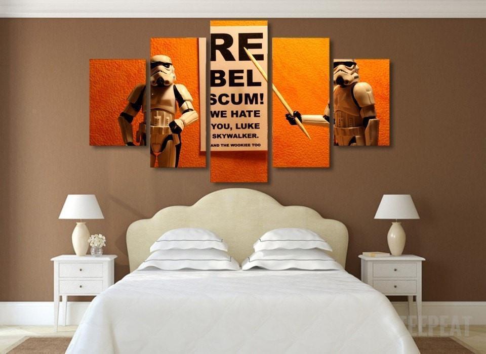 Rebel Scum Movie Canvas Wall Art