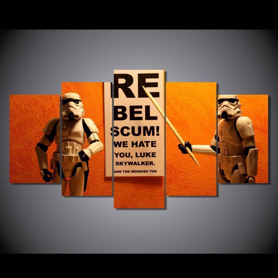 Rebel Scum Movie Canvas Wall Art