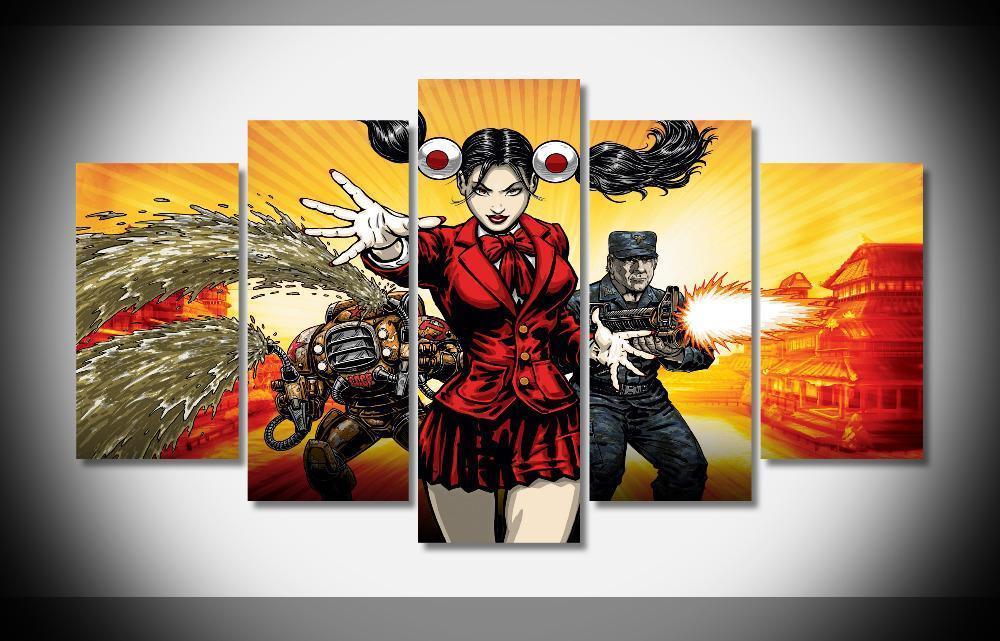 Red Alert 3 Yuriko Gaming Canvas Wall Art