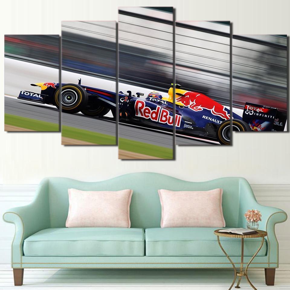 Red Bull Formula 1 Sport Canvas Wall Art