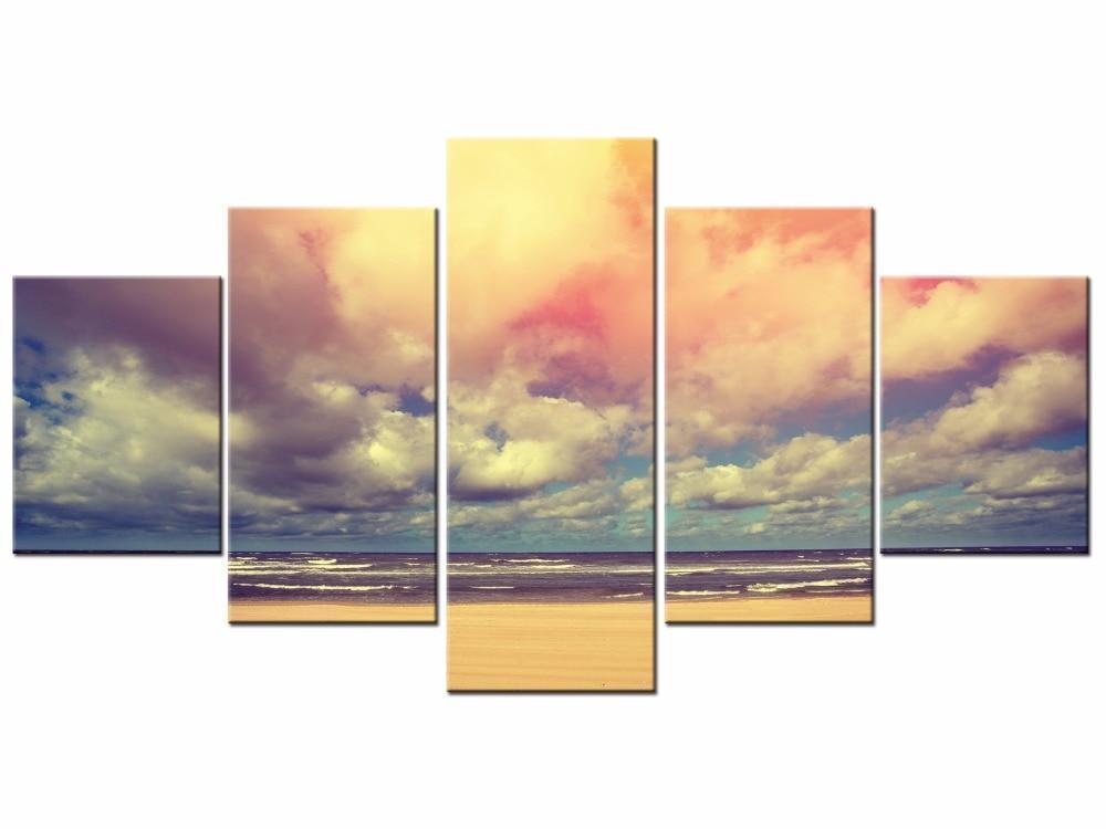 Red Sky Canvas Wall Art