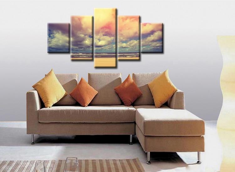 Red Sky Canvas Wall Art