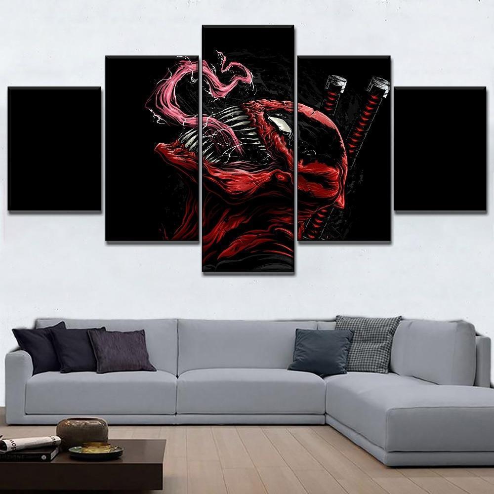 Red Venom Movie Canvas Wall Art