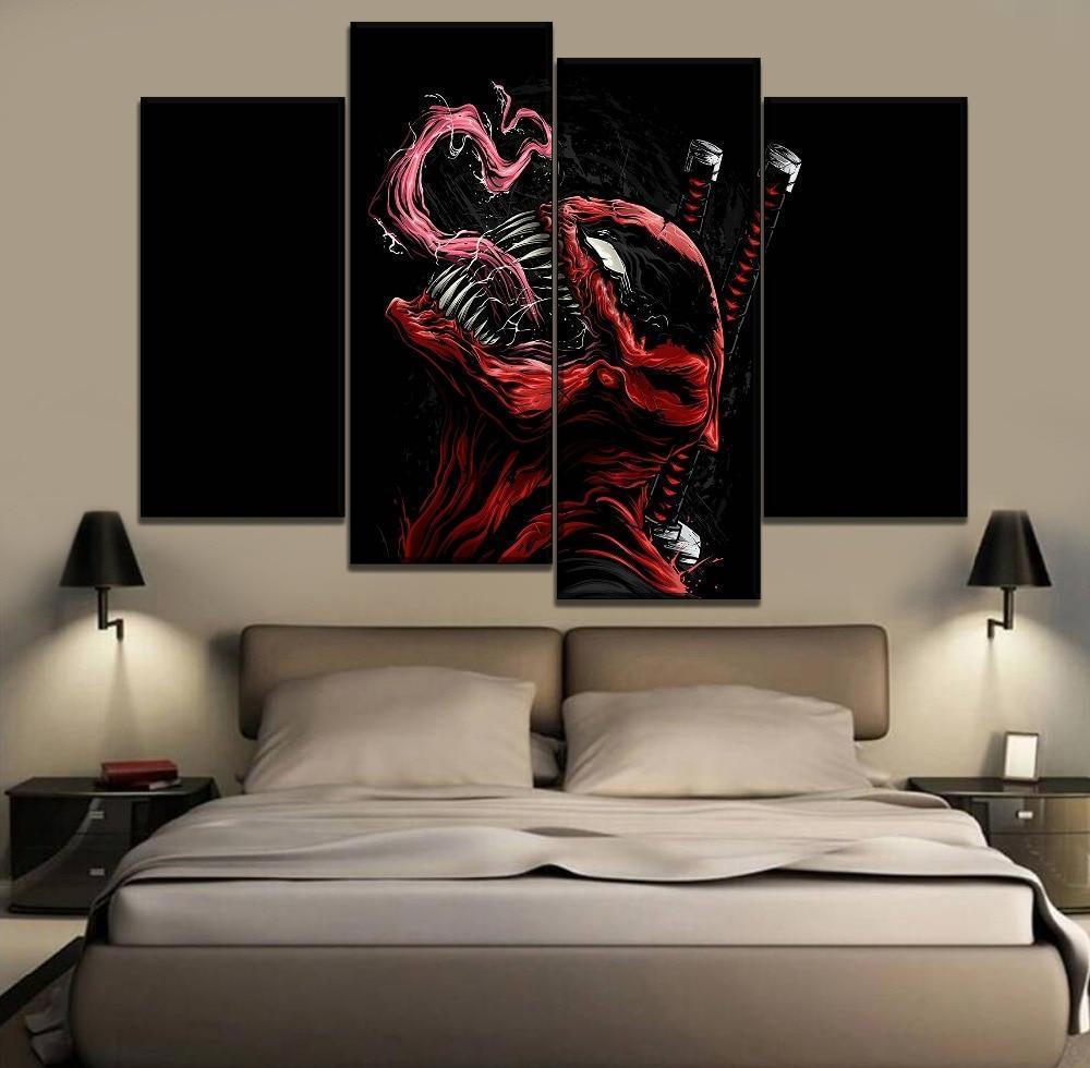 Red Venom Movie Canvas Wall Art