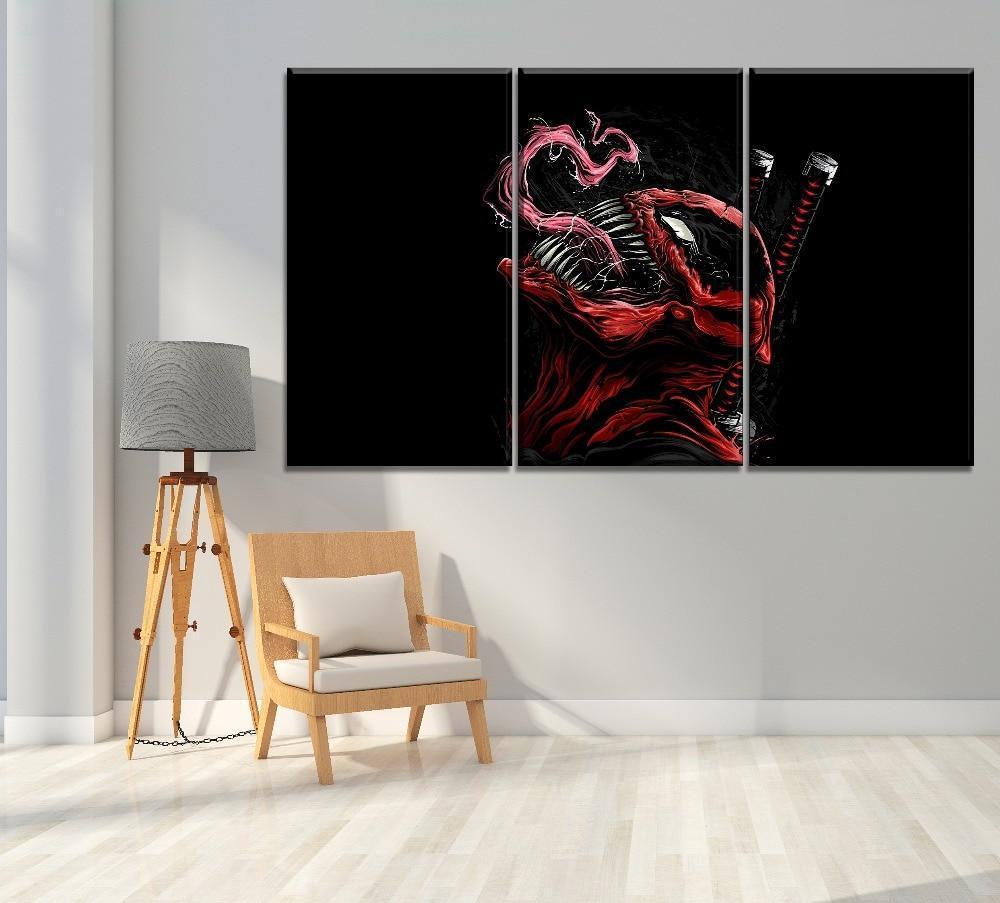 Red Venom Movie Canvas Wall Art