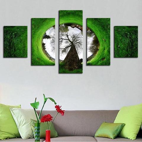 Reflected World Nature Canvas Wall Art