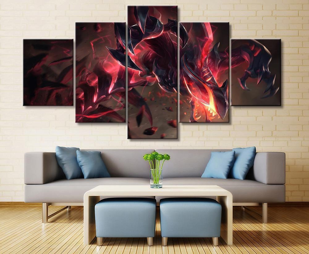 LOL League Of Legends Rek'Sai Gaming Canvas Wall Art