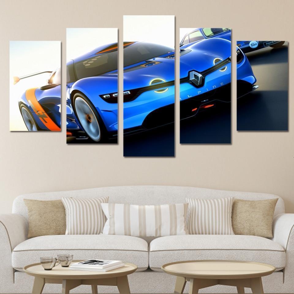 Renault Alpine Sports Car 1 Car Canvas Wall Art