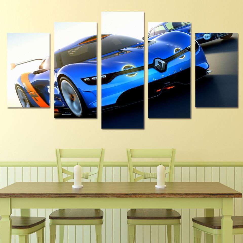 Renault Alpine Sports Car 1 Car Canvas Wall Art