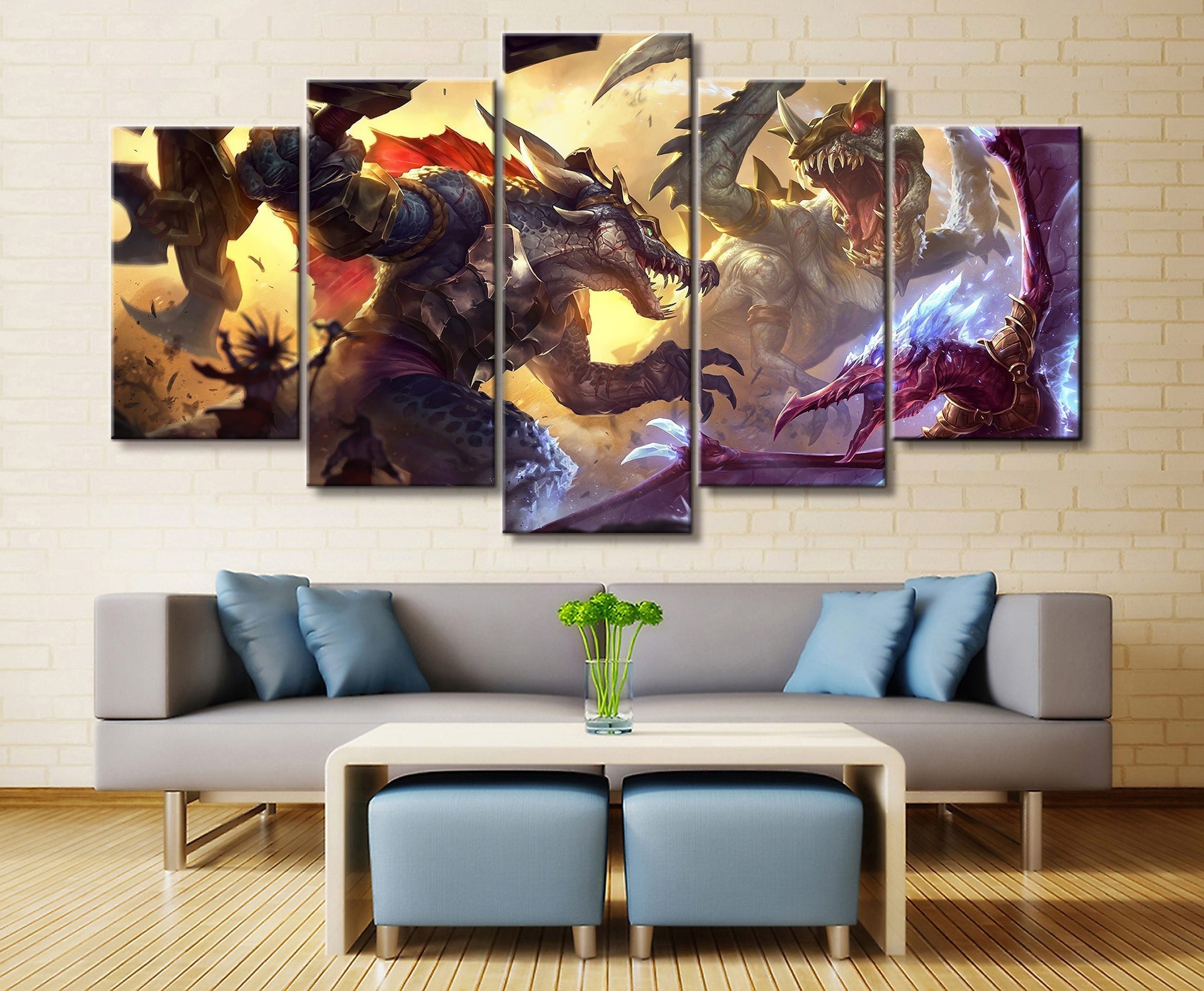 LOL League Of Legends Renekton Gaming Canvas Wall Art