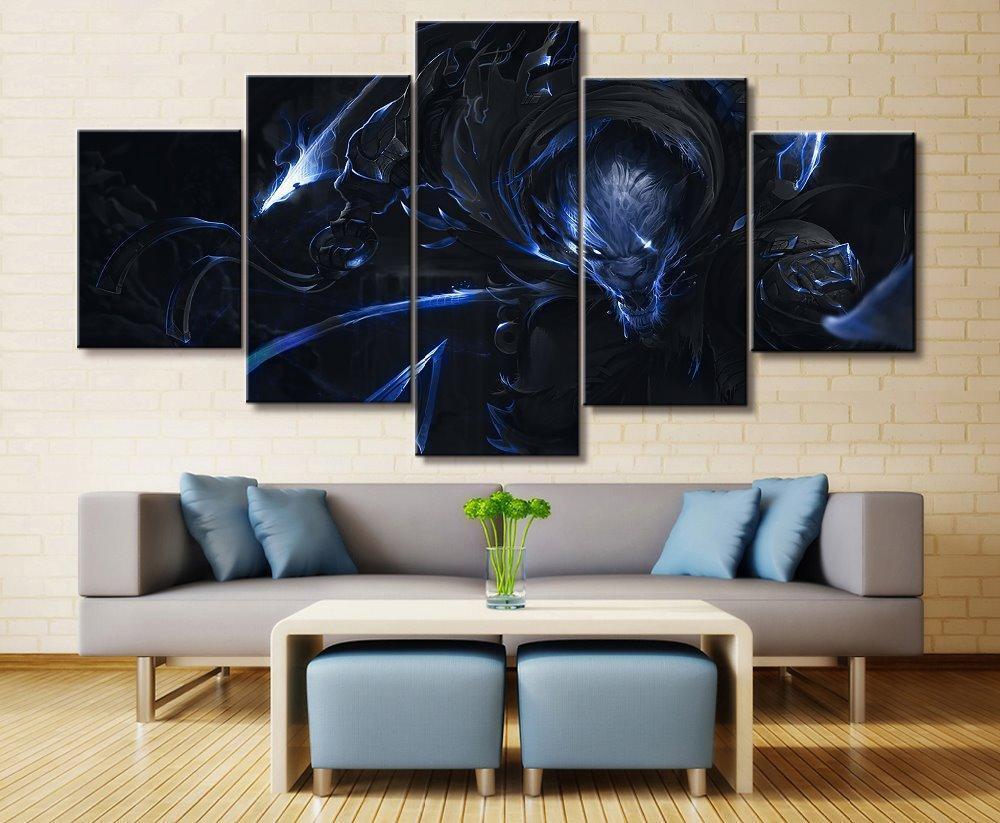 LOL League Of Legends Rengar Game Canvas Wall Art