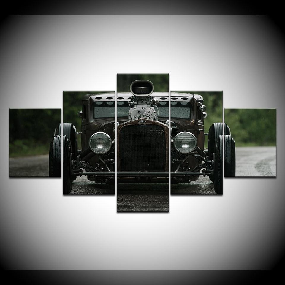 Retro Car &amp;amp; Motor Canvas Wall Art