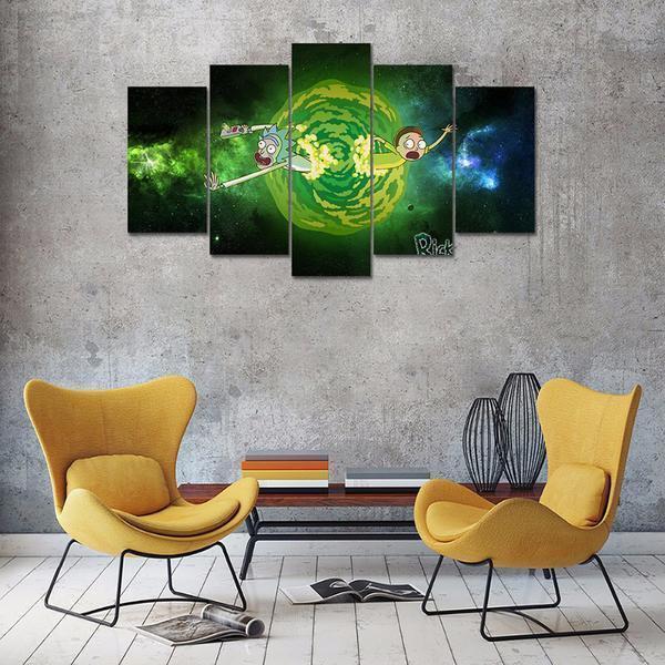 Rick And Morty 07 Anime Canvas Wall Art