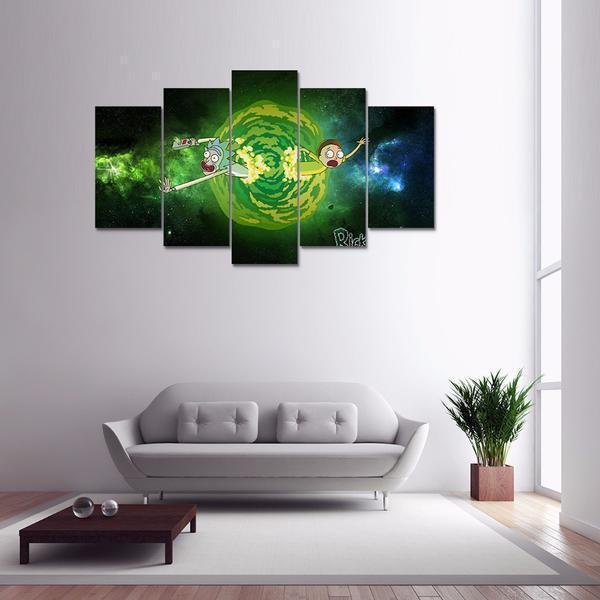 Rick And Morty 07 Anime Canvas Wall Art