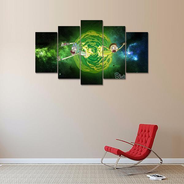 Rick And Morty 07 Anime Canvas Wall Art