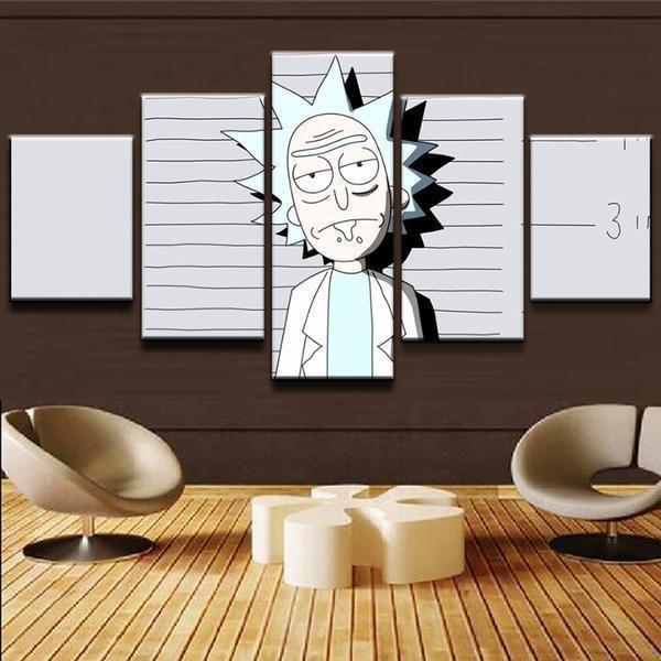 Rick And Morty #3 Cartoon Canvas Wall Art
