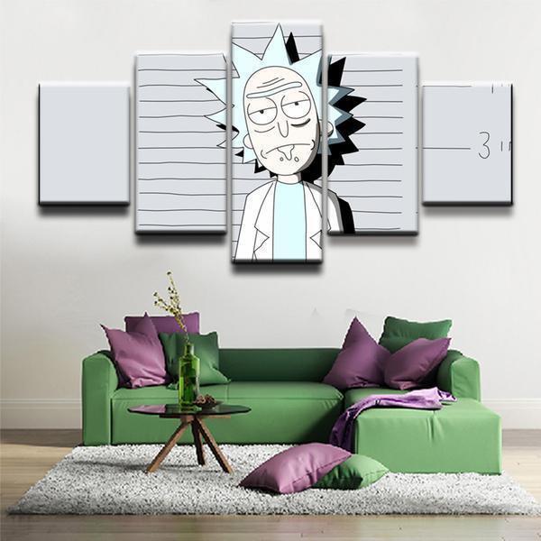 Rick And Morty #3 Cartoon Canvas Wall Art
