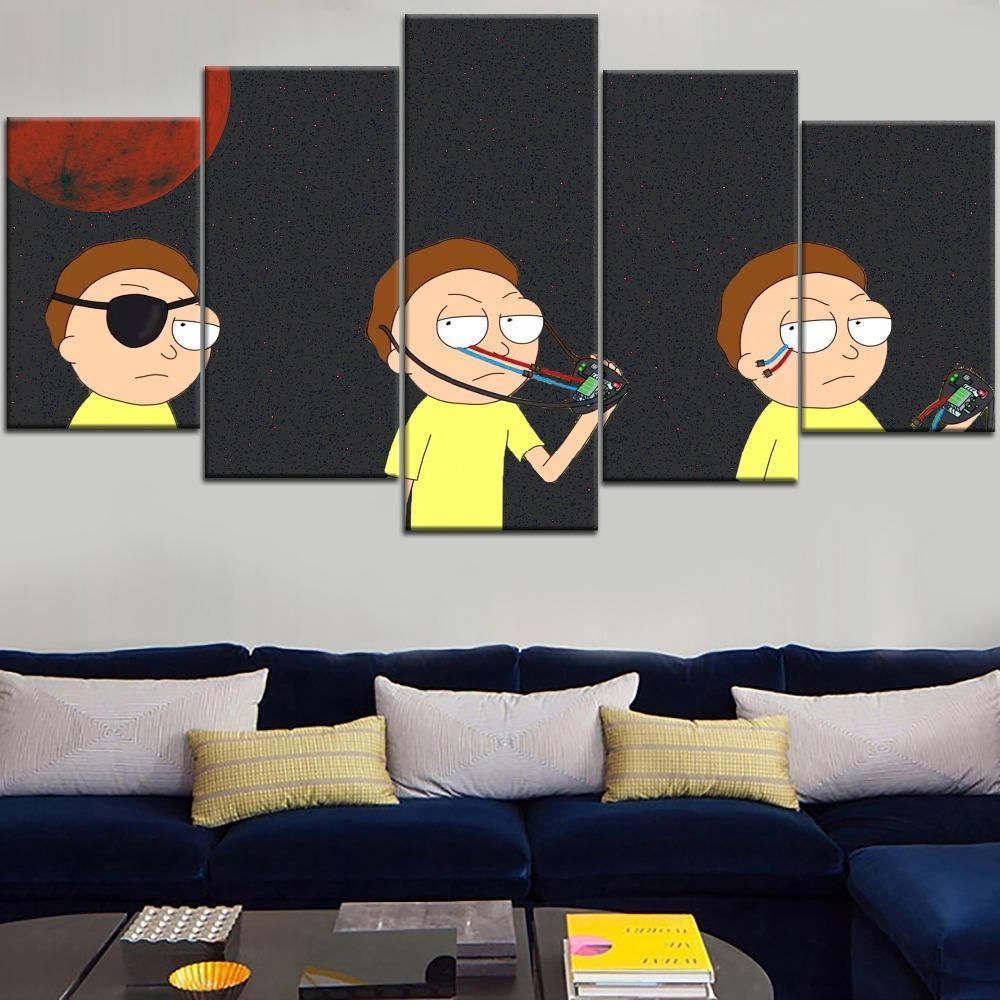 Rick And Morty Evil Morty 1 Cartoon Canvas Wall Art