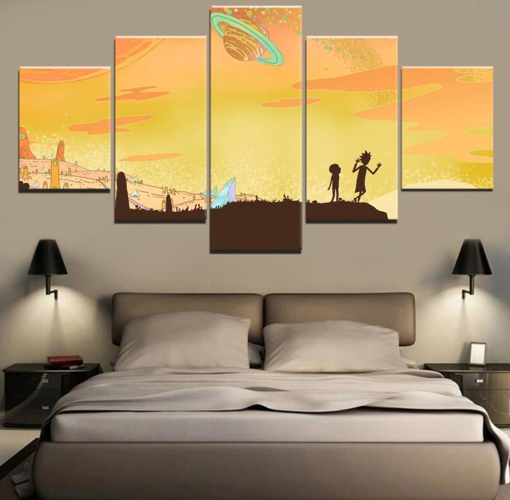 Rick And Morty Poster 11 Cartoon Canvas Wall Art