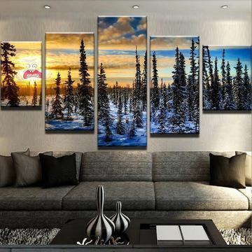 Rick And Morty Screaming Sun Tundra Cartoon Canvas Wall Art