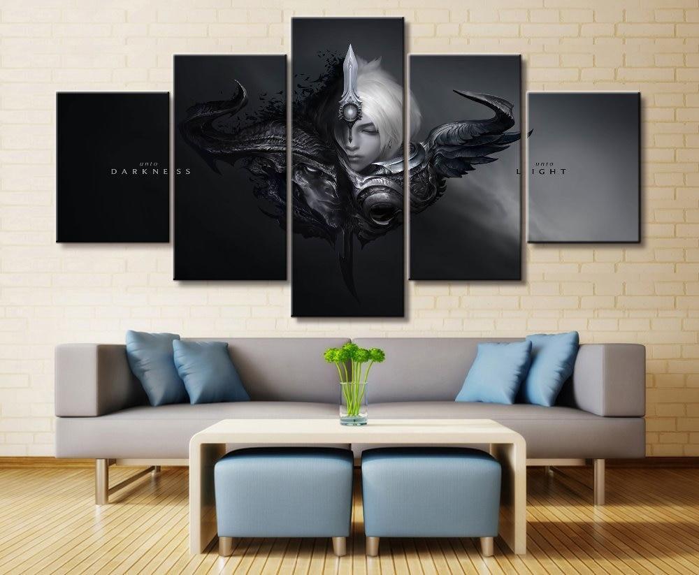 LOL League Of Legends Riven/Yasuo Gaming Canvas Wall Art