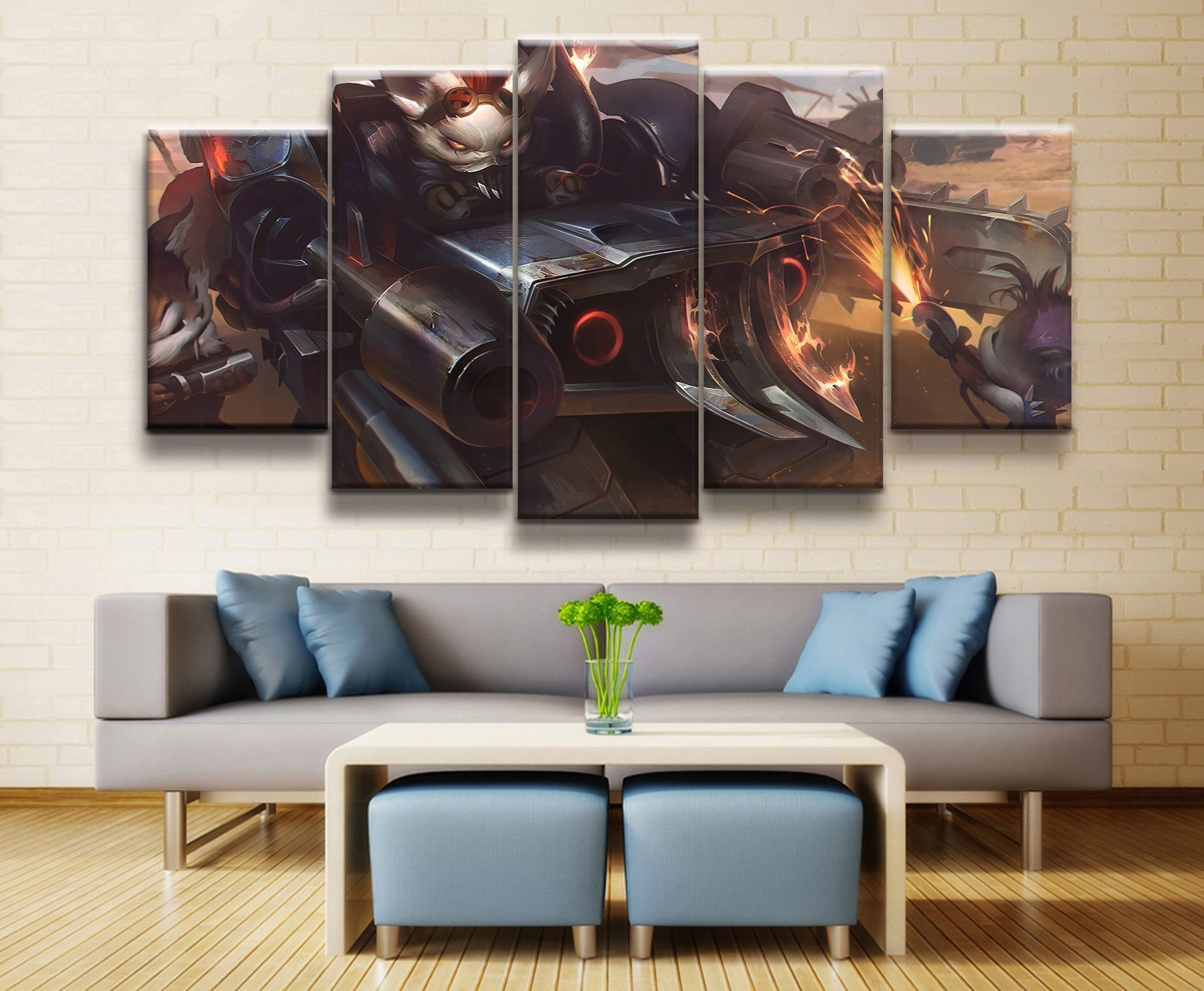 LOL League Of Legends Rumble 1 Game Canvas Wall Art