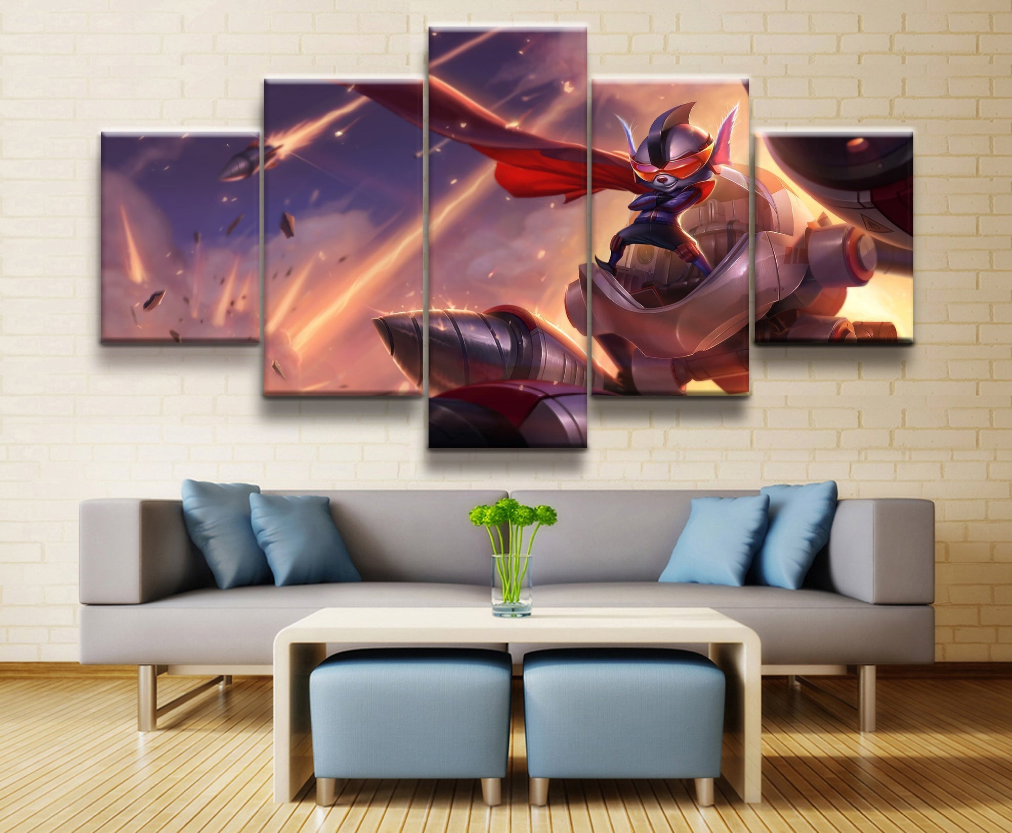 LOL League Of Legends Rumble 2 Game Canvas Wall Art