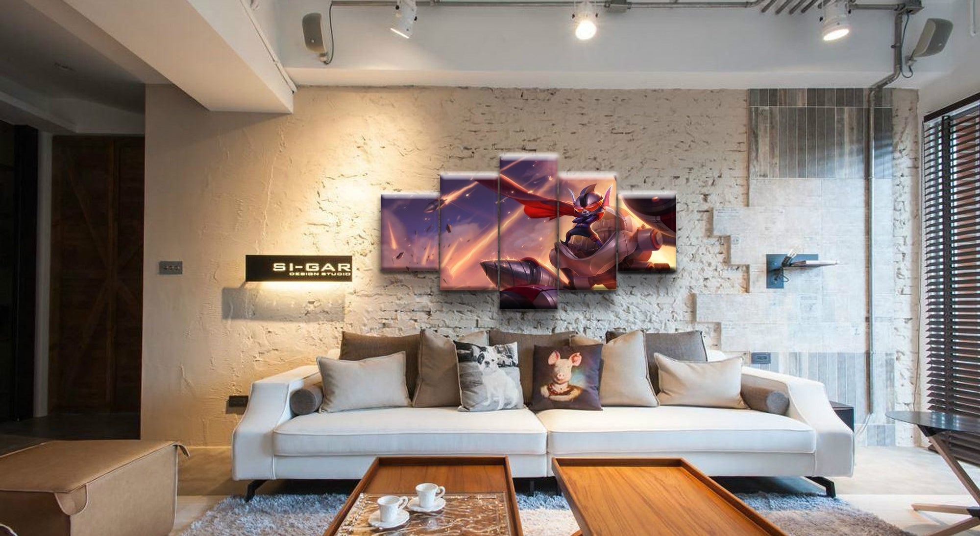 LOL League Of Legends Rumble 2 Game Canvas Wall Art