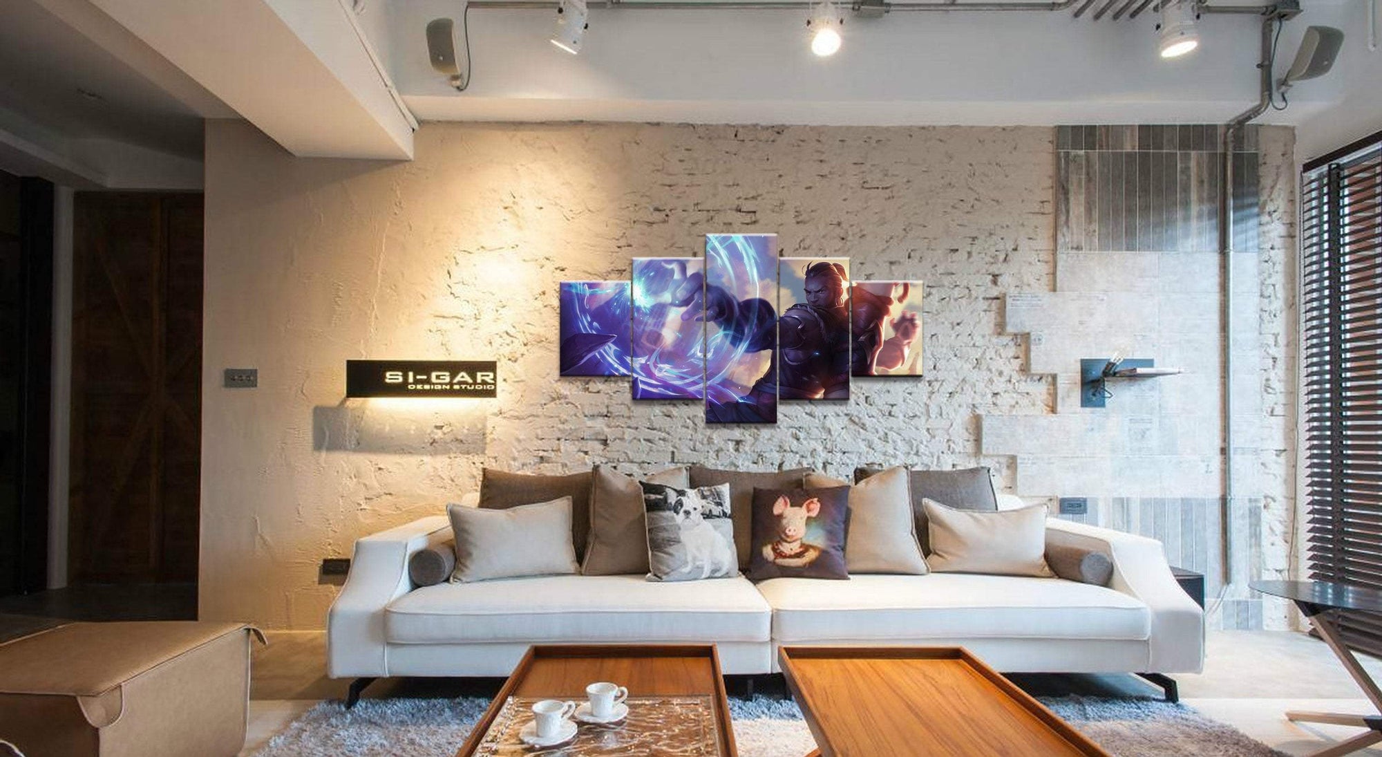 LOL League Of Legends Ryze 3 Gaming Canvas Wall Art