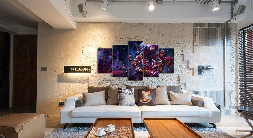 LOL League Of Legends S3 Champion SKT Gaming Canvas Wall Art
