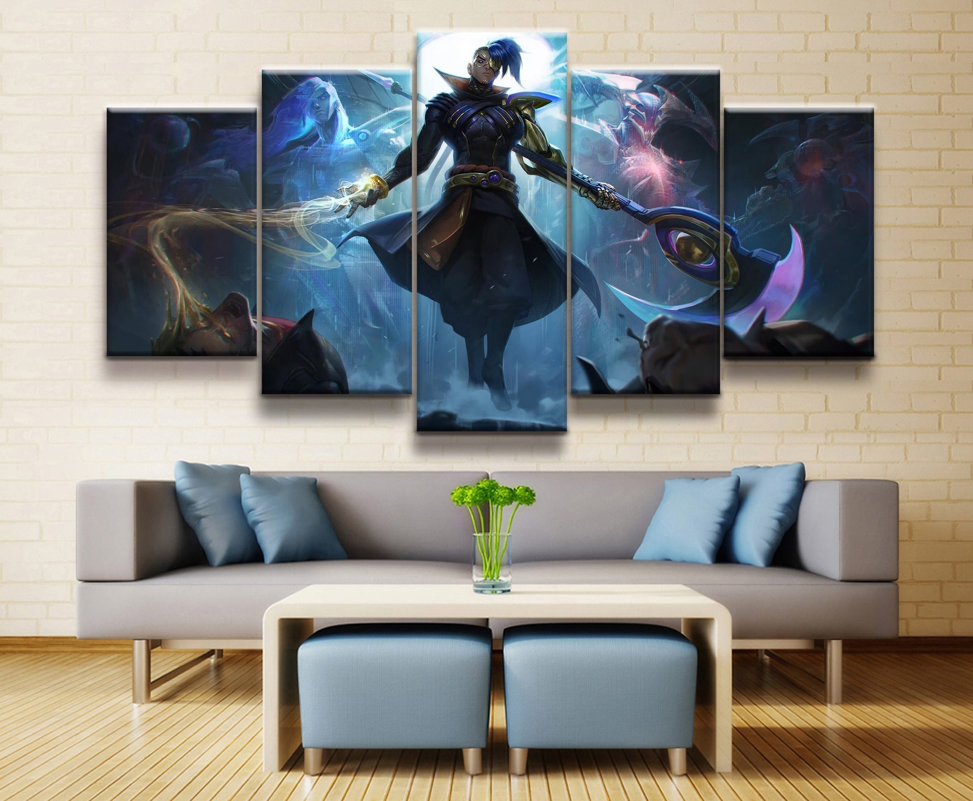 LOL League Of Legends Shieda Kayn Game Canvas Wall Art
