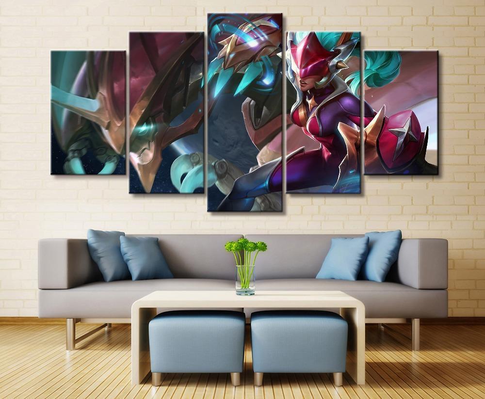LOL League Of Legends Shyvana 2 Gaming Canvas Wall Art