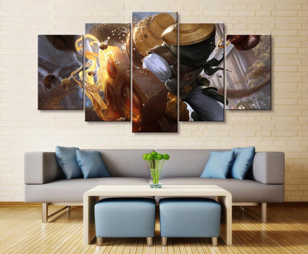 LOL League Of Legends Singed Gaming Canvas Wall Art