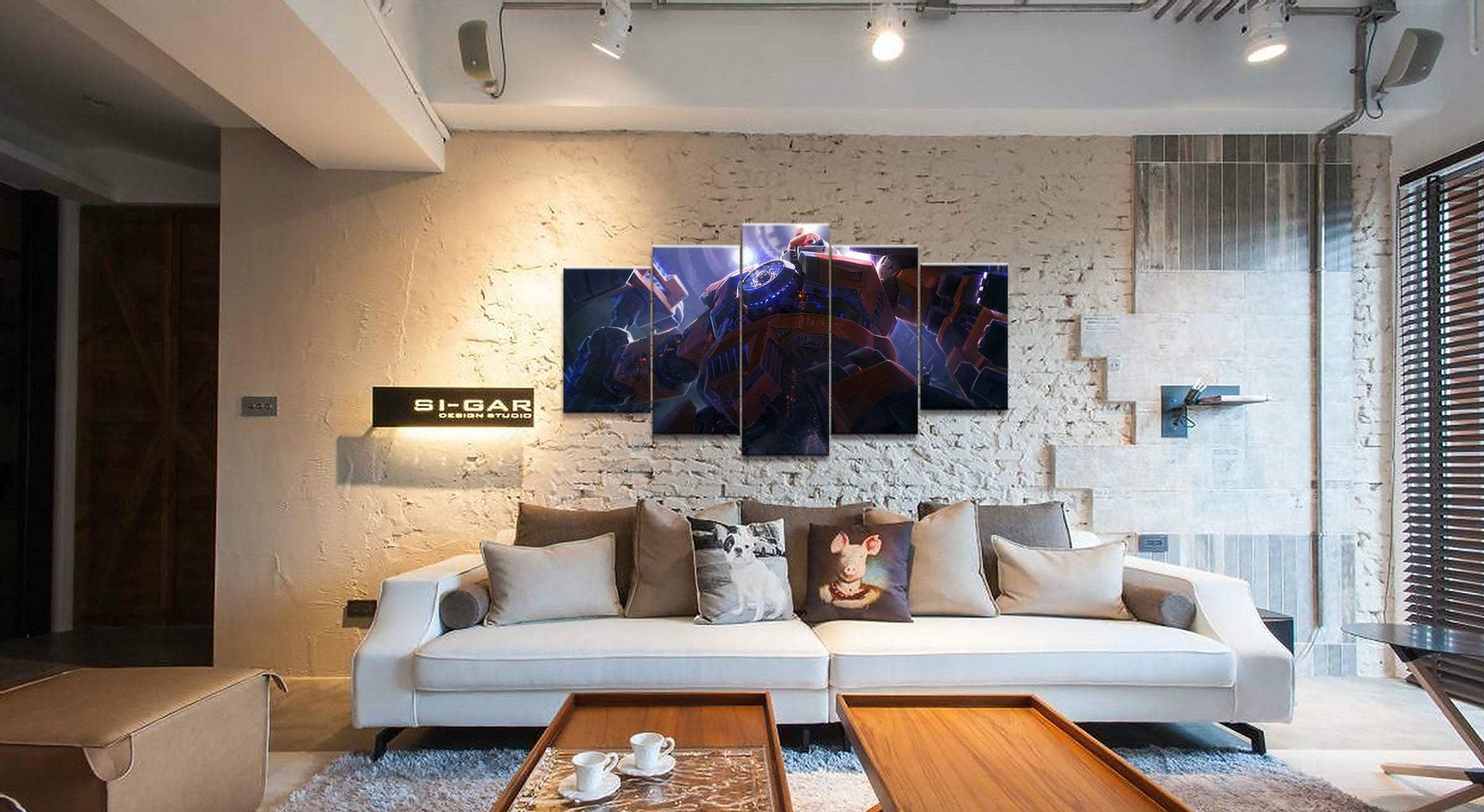 LOL League Of Legends Sion Gaming Canvas Wall Art