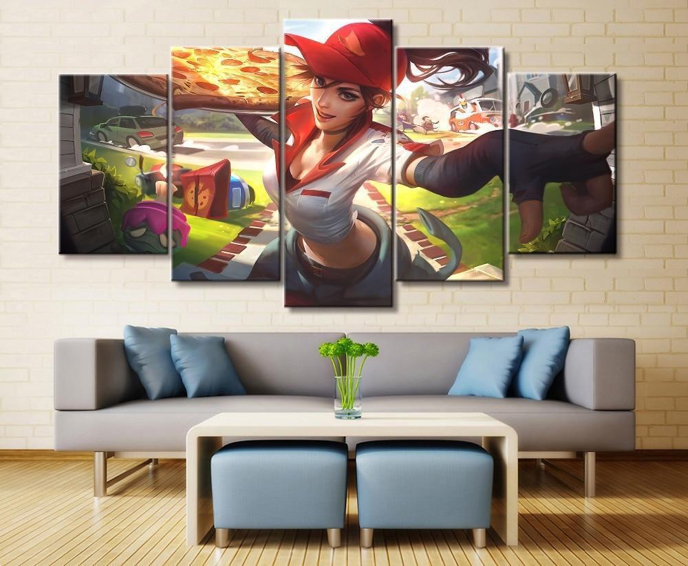 LOL League Of Legends Sivir Gaming Canvas Wall Art