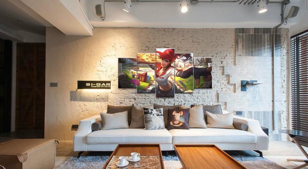 LOL League Of Legends Sivir Gaming Canvas Wall Art