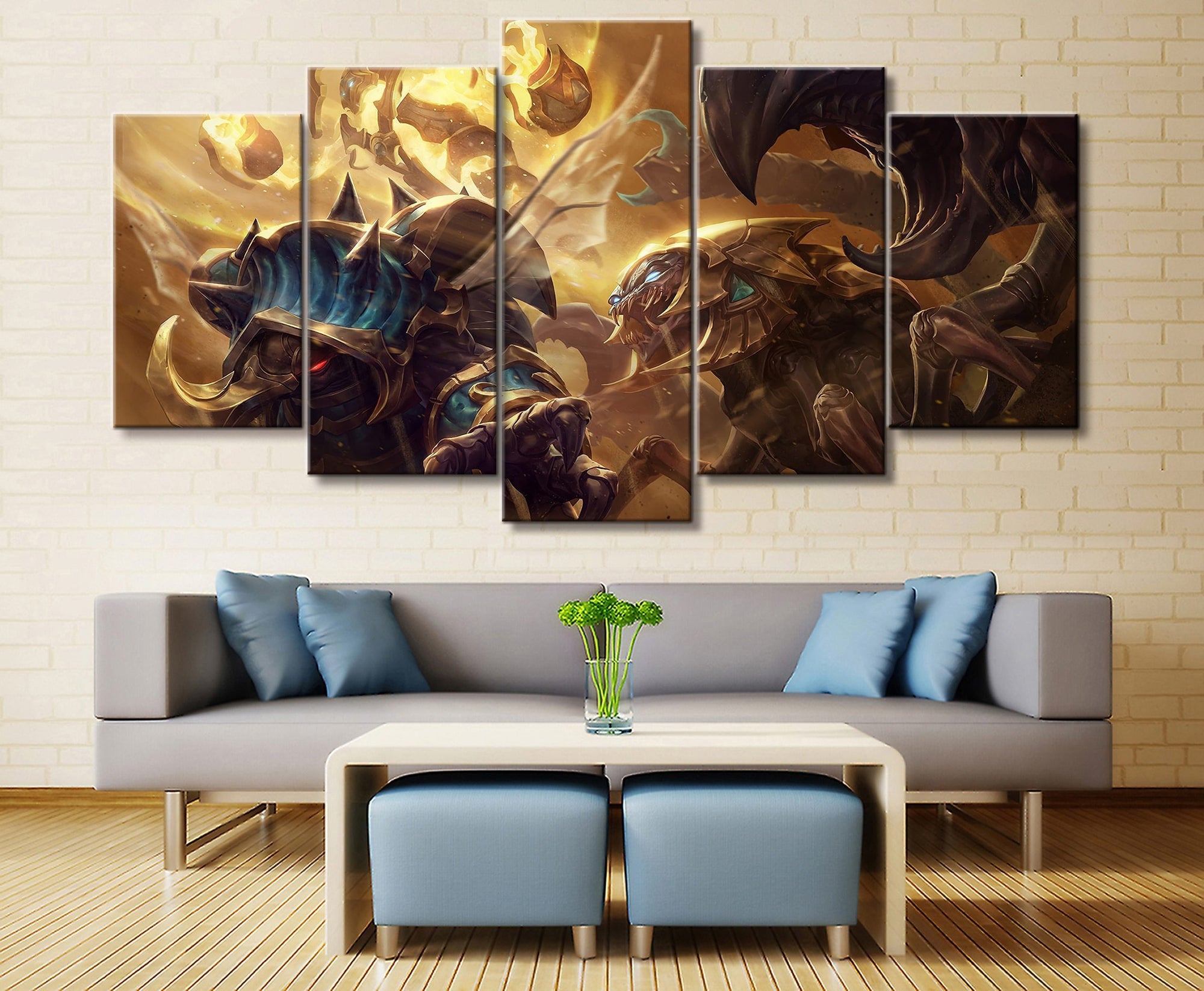 LOL League Of Legends Skarner/ Rammus Gaming Canvas Wall Art