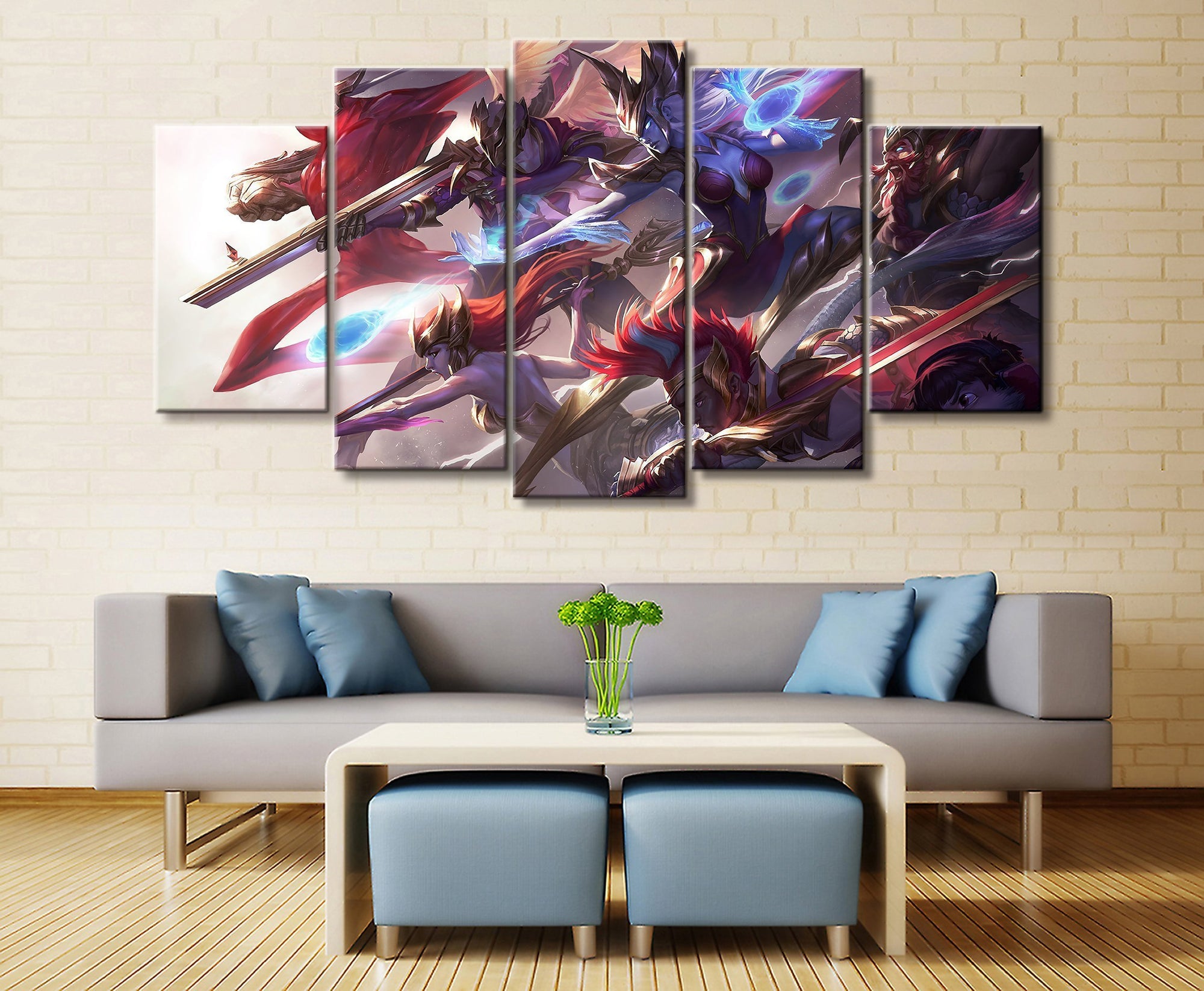 LOL League Of Legends SKT Gaming S6 Gaming Canvas Wall Art